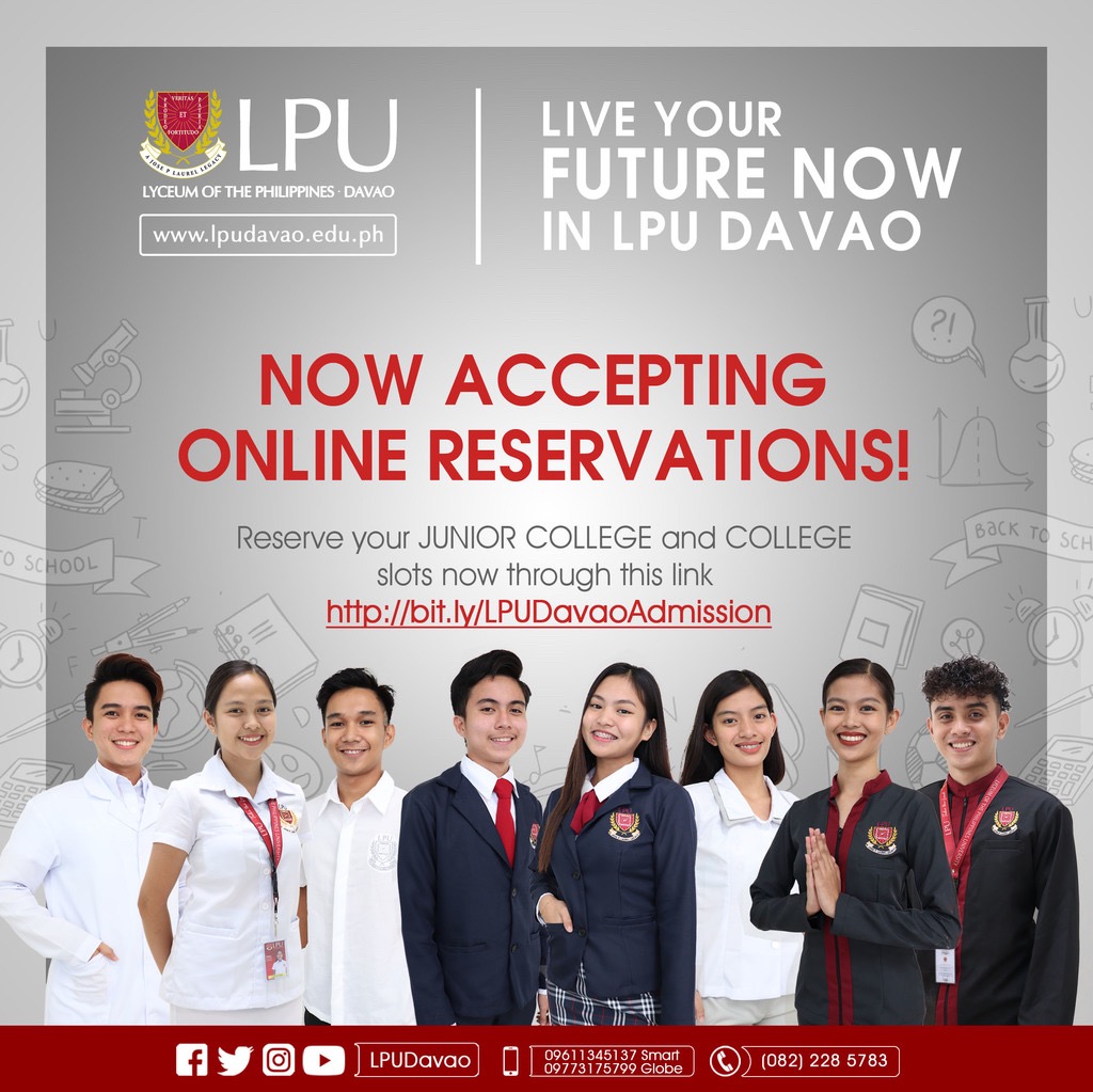 LPU Davao launches Online Reservation System Lyceum of the