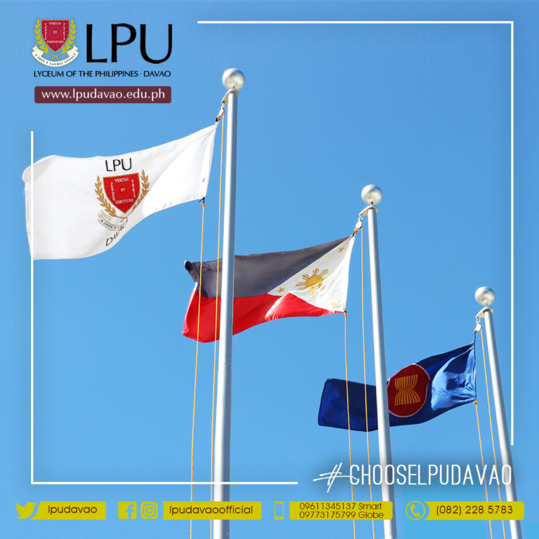 LPU Davao takes pride as the school with the ASEAN Flag