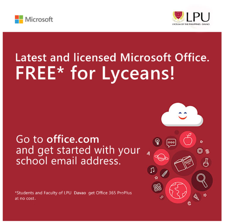 FREE* Office 365 ProPlus for students and faculty!