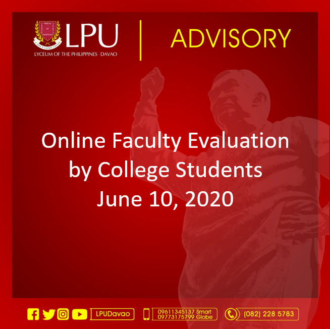 Online Faculty Evaluation