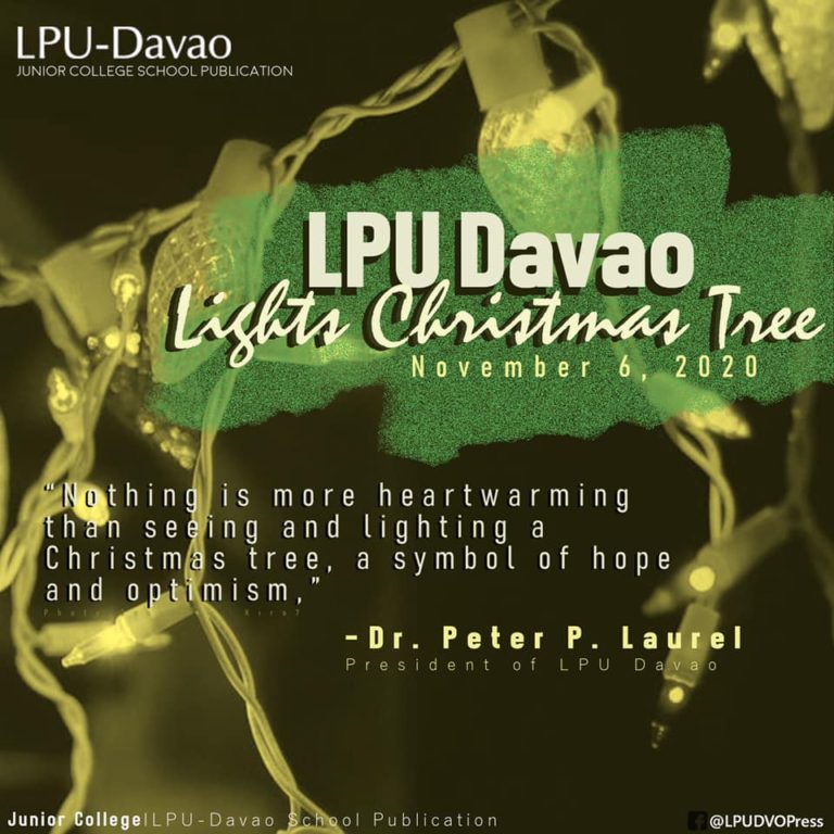 Feliz Navidad | LPU Davao Lights Christmas Tree