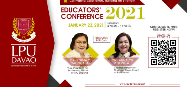 LPU Davao kicks off 2021 with Educators’ Conference