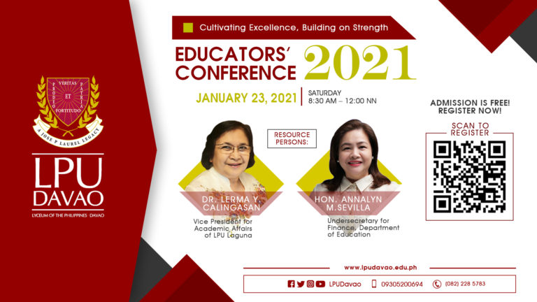 LPU Davao kicks off 2021 with Educators’ Conference