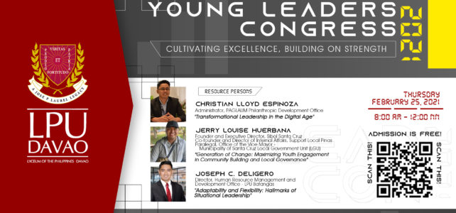 LPU Davao emphasizes importance of “Digital Leadership” in the Young Leaders Congress 2021