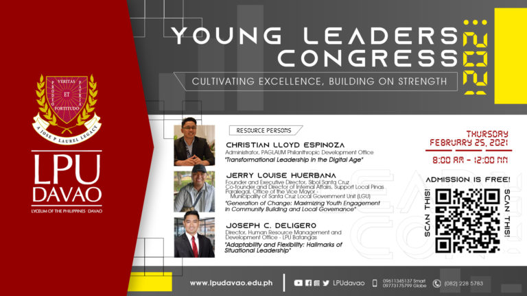 LPU Davao emphasizes importance of “Digital Leadership” in the Young Leaders Congress 2021