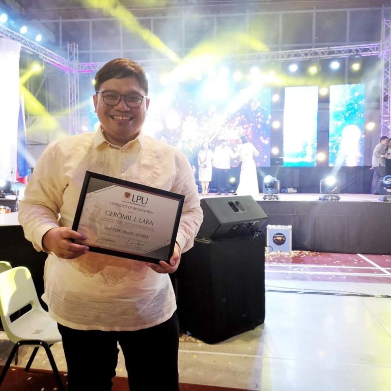 Featured LPU Davao Employee of the Month: Prof. Geromil J. Lara